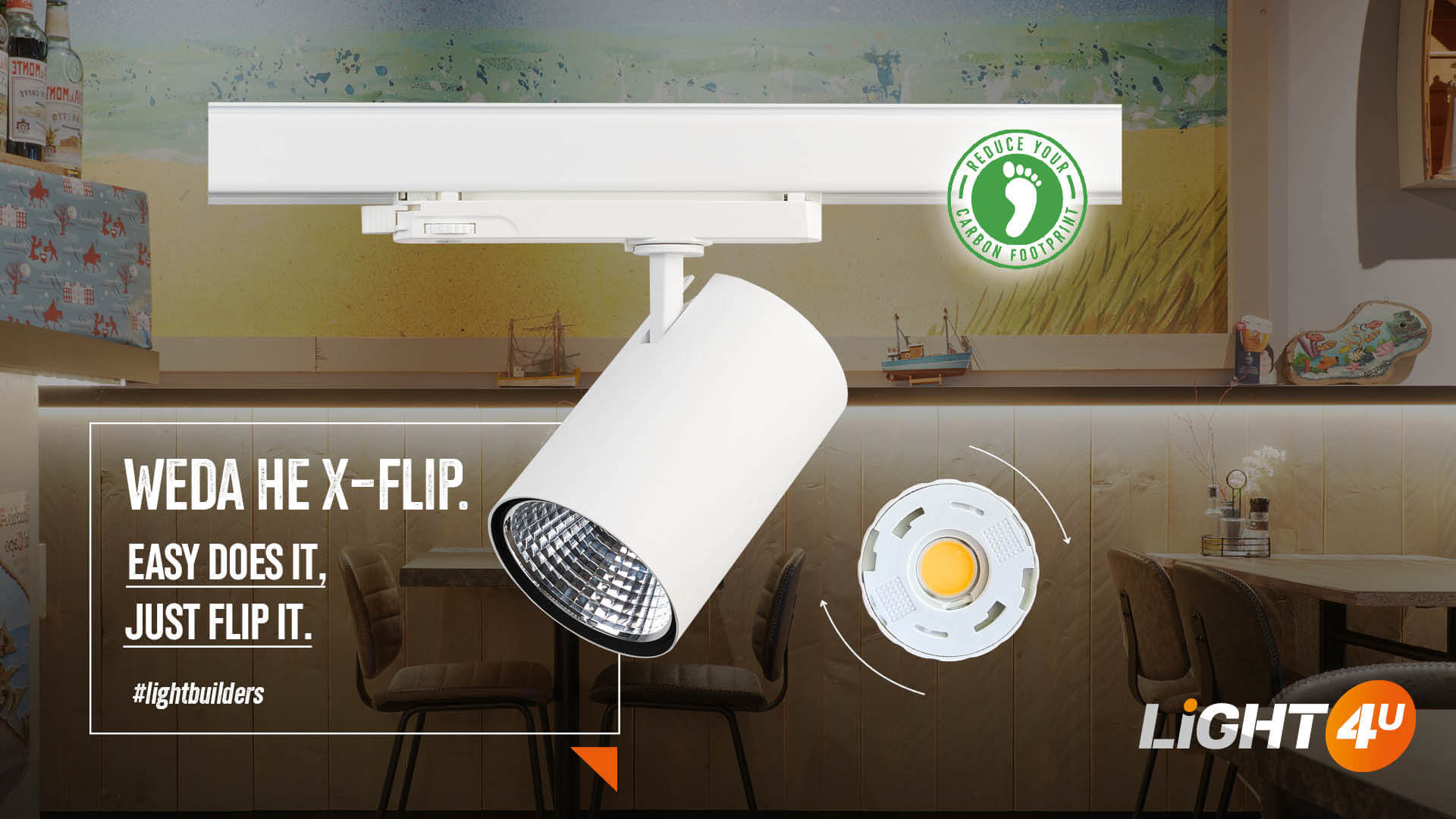 Weda HE X-Flip: Easy does it. Just flip it.