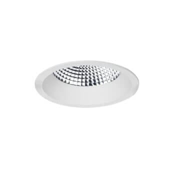 White version of the Baldr S recessed downlight luminaire by Light4U.