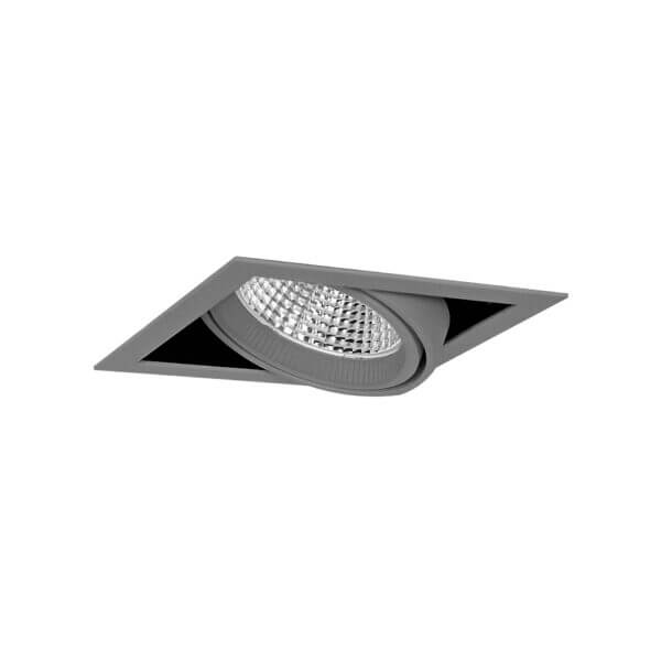 Grey version of the Cardan S One downlight luminaire by Light4U.