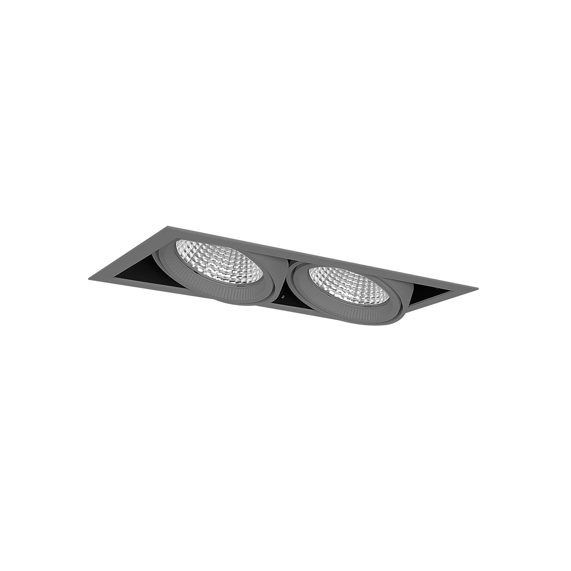 Grey version of the Cardan S Two downlight luminaire by Light4U.