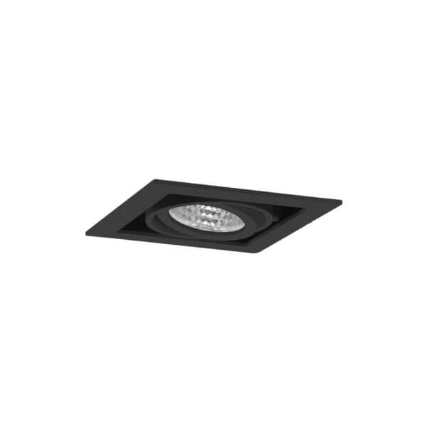 Black version of the Cardan XS One HE downlight luminaire by Light4U.