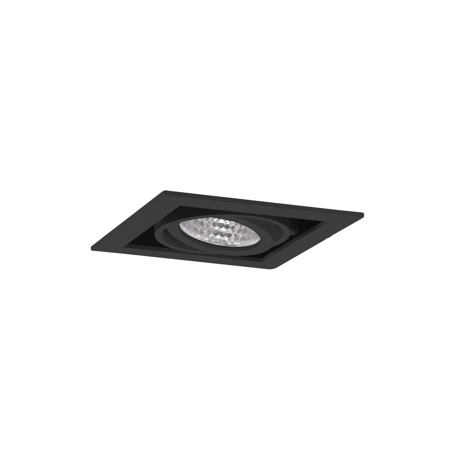 Black version of the Cardan XS One HE downlight luminaire by Light4U.