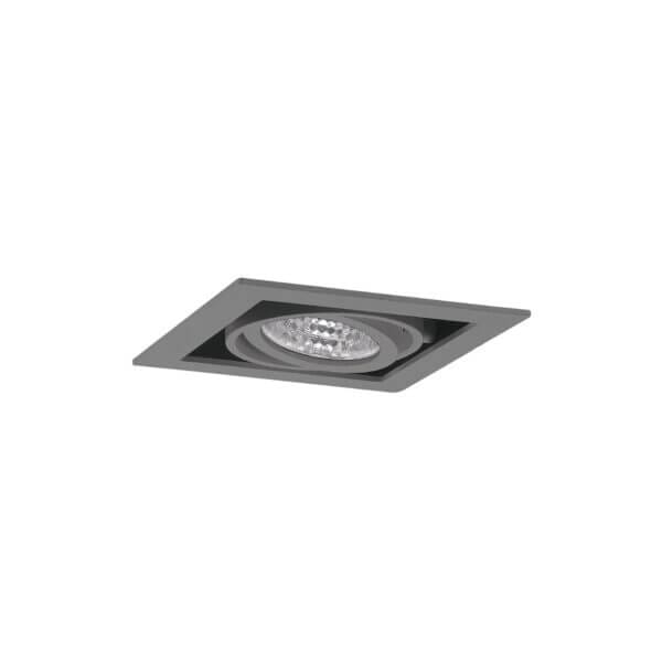 Grey version of the Cardan XS One HE downlight luminaire by Light4U.