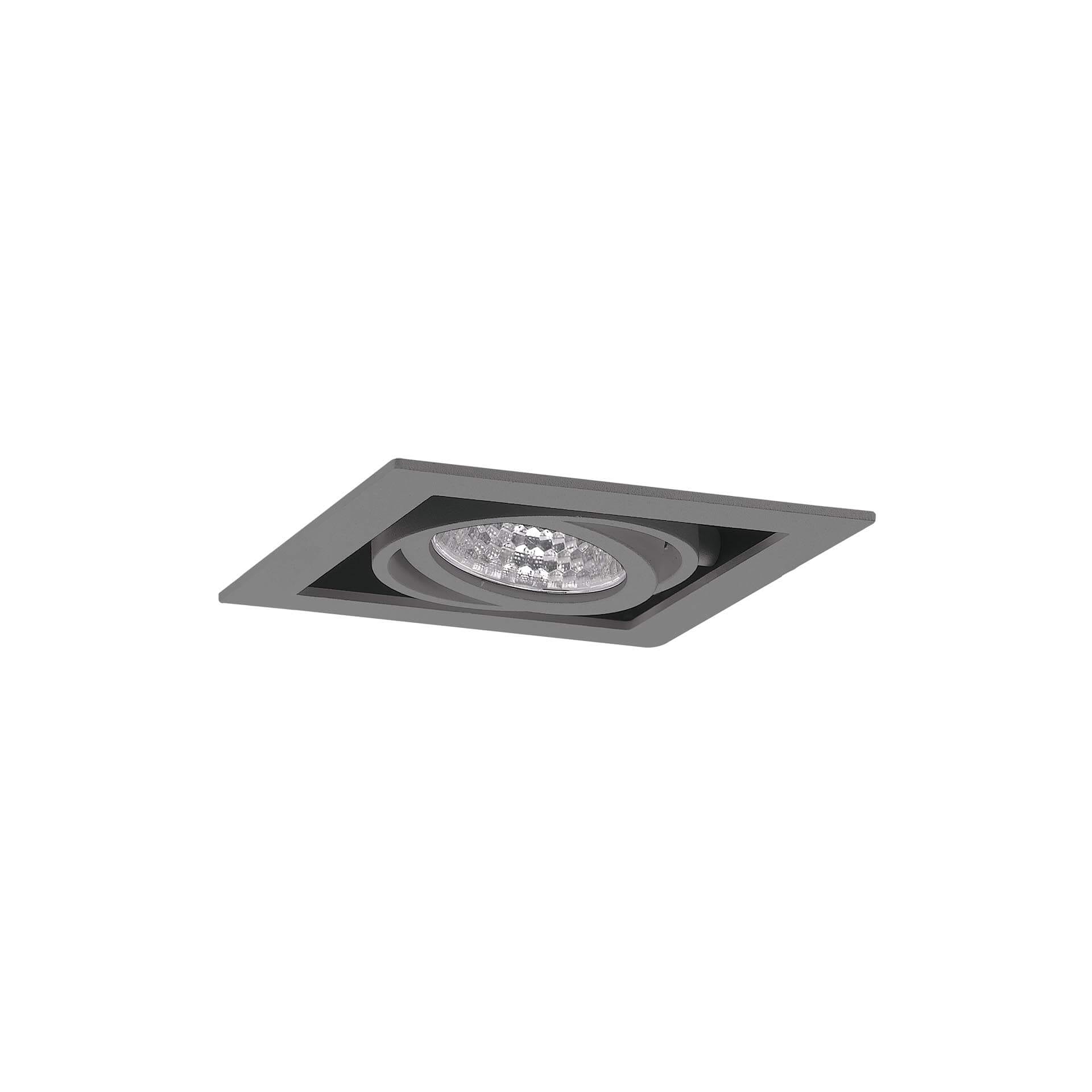Grey version of the Cardan XS One HE downlight luminaire by Light4U.