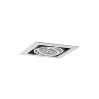 White version of the Cardan XS One HE downlight luminaire by Light4U.