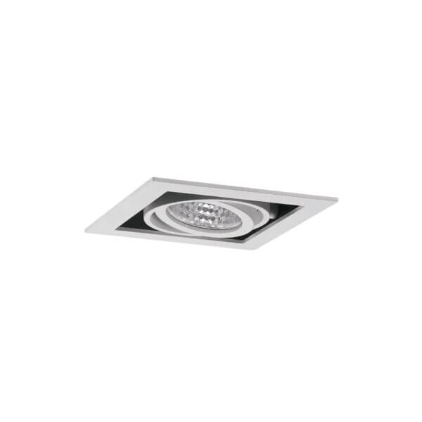White version of the Cardan XS One HE downlight luminaire by Light4U.