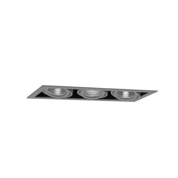 Grey version of the Cardan XS Three HE downlight luminaire by Light4U.