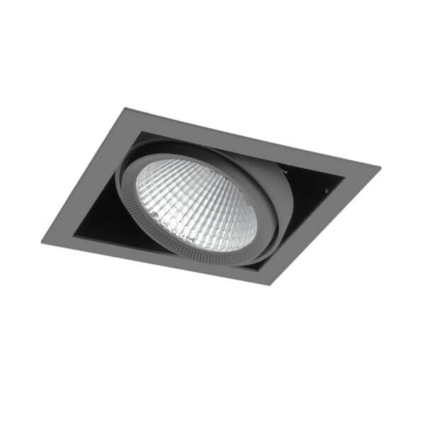 Grey version of the Cardan L One downlight luminaire by Light4U.
