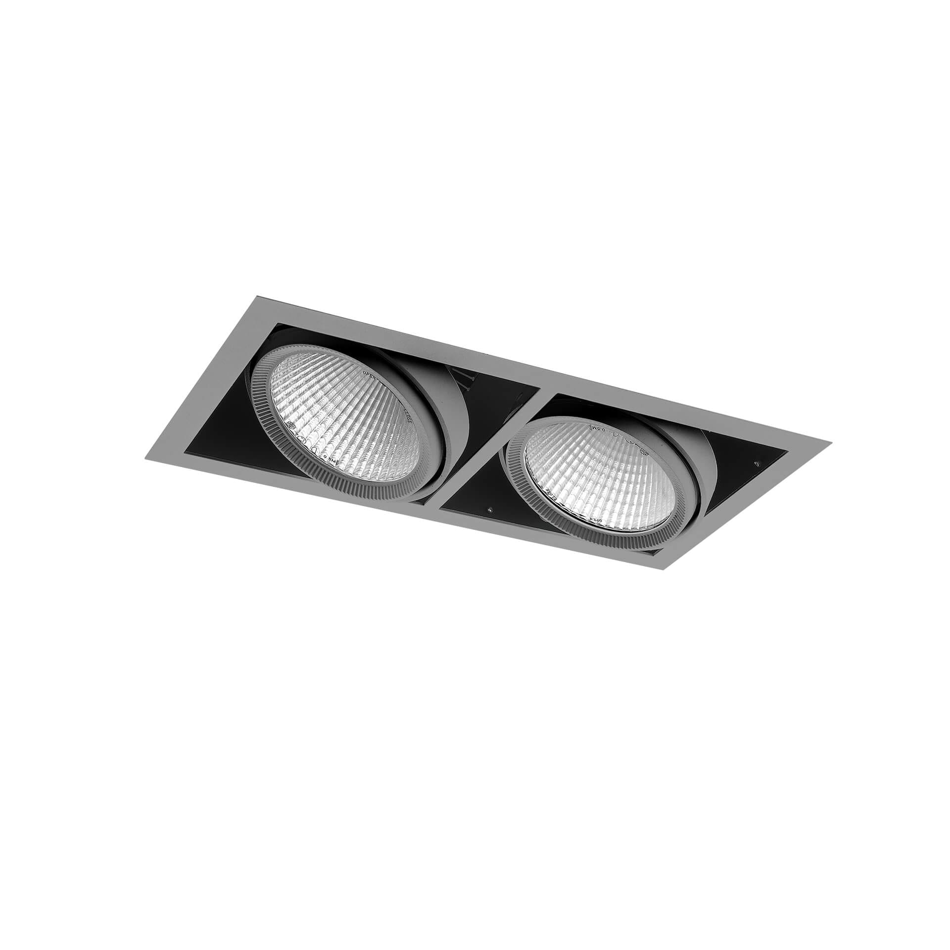Grey version of the Cardan L Two downlight luminaire by Light4U.