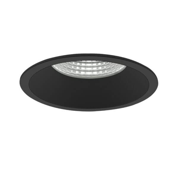Black version of the Cimbri downlight luminaire by Light4U.