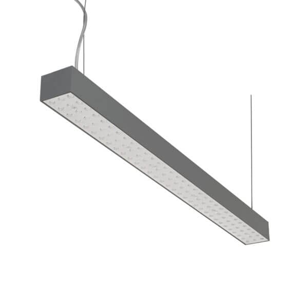 Forsite_865_PE_grey Grey version of the Forsite 865 PE linear suspended luminaire by Light4U.