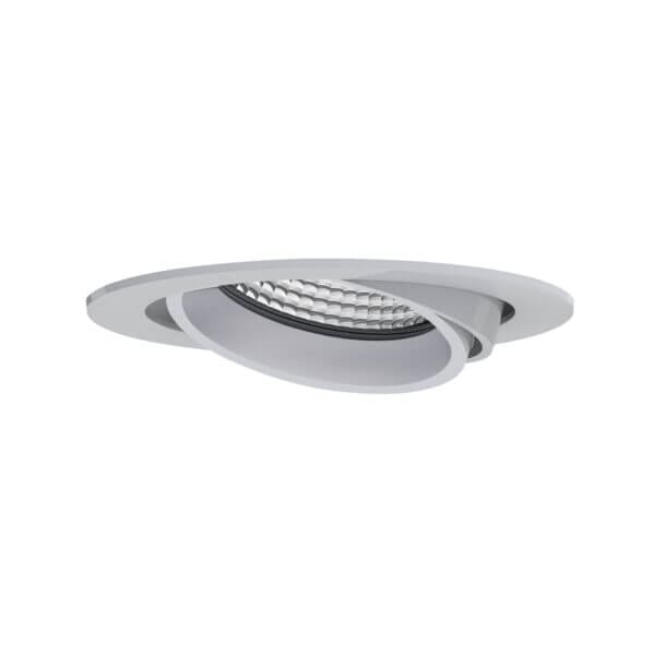Grey version of the Fulla S HE recessed adjustable luminaire by Light4U.