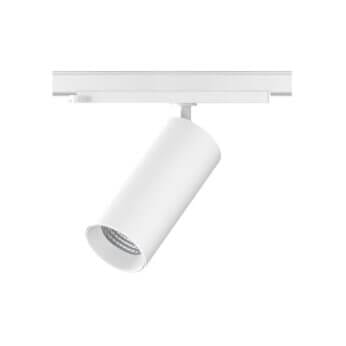 White version of the Huginn R track luminaire.