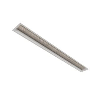 White version of the Irmin 870 REC HE liniar recessed luminaire by Light4U.