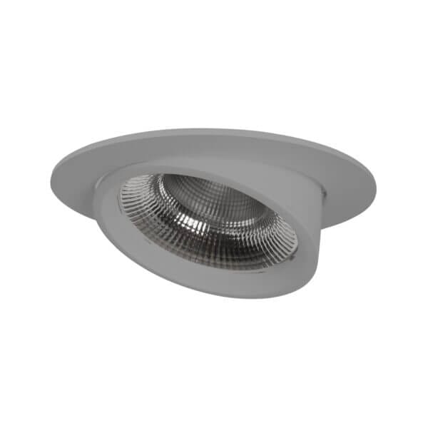 Grey version of the Sana L HE recessed luminaire by Light4U.
