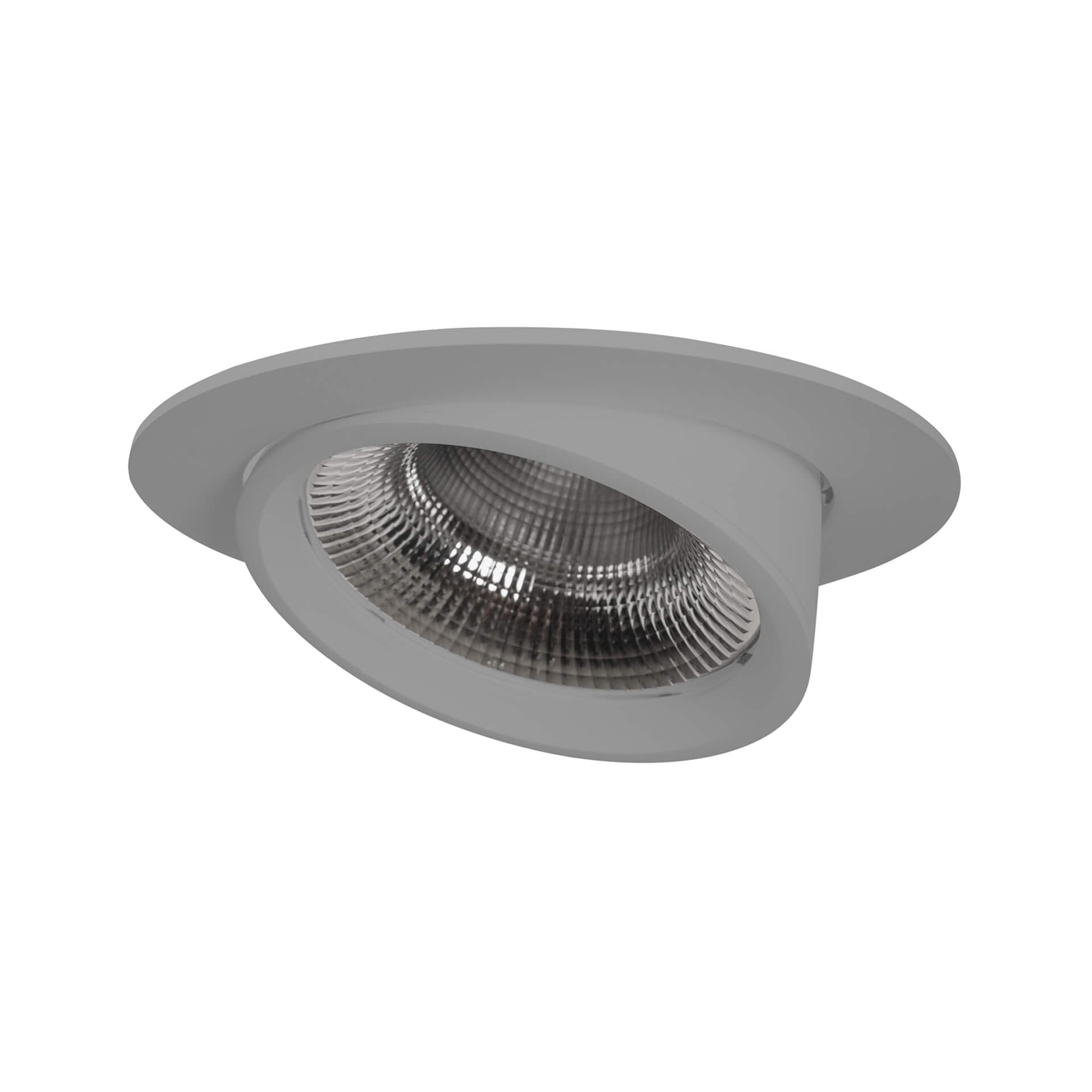 Grey version of the Sana L HE recessed luminaire by Light4U.