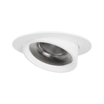 White version of the Sana L HE recessed luminaire by Light4U.