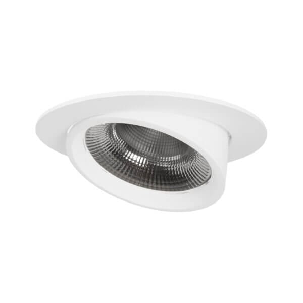 White version of the Sana L HE recessed luminaire by Light4U.