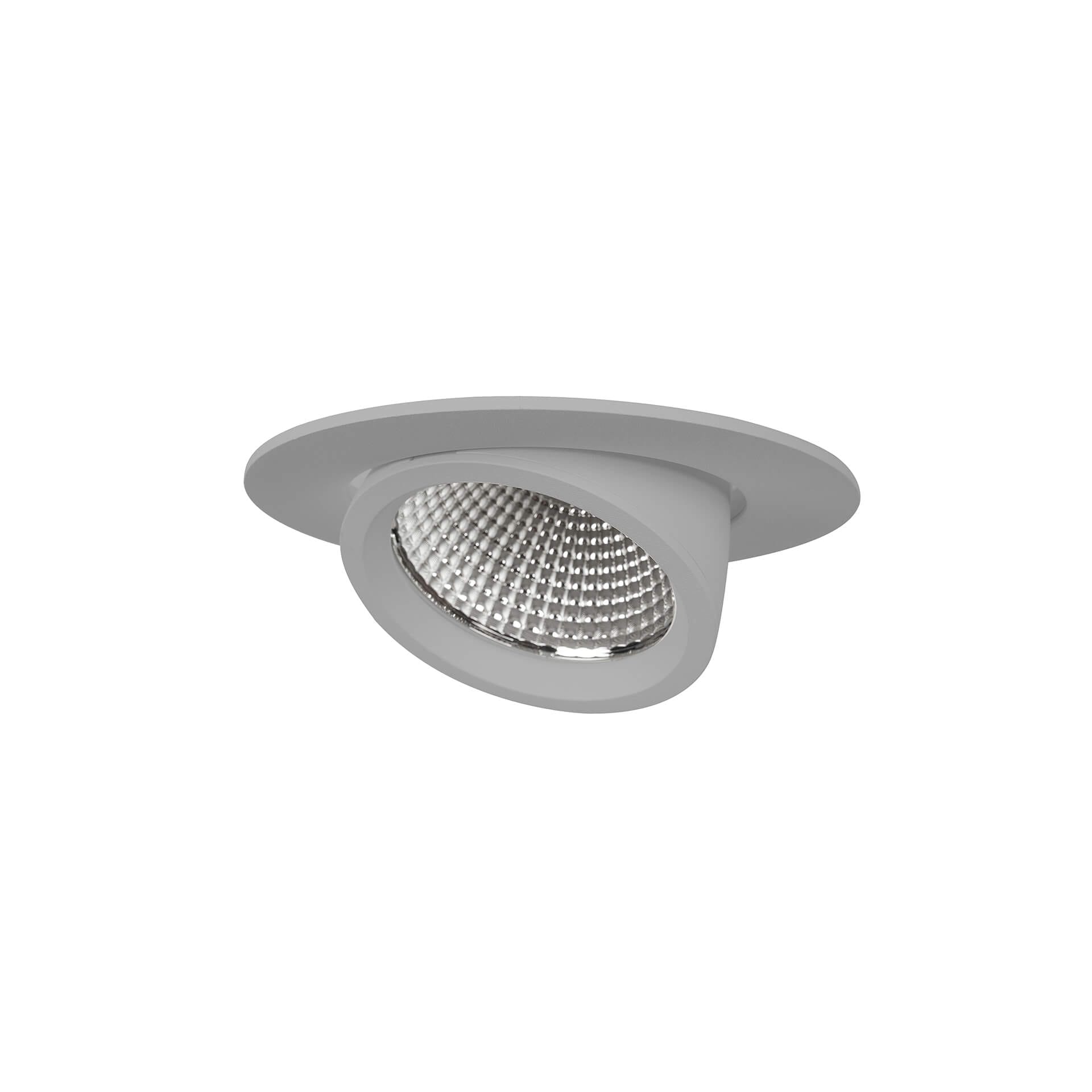 Grey version of the Sana S HE recessed luminaire by Light4U.