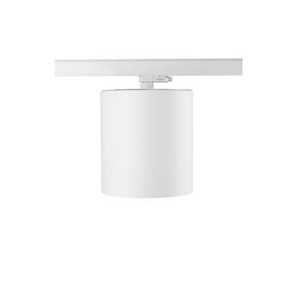 White version of the Skadi 160 TR track luminaire by Light4U.