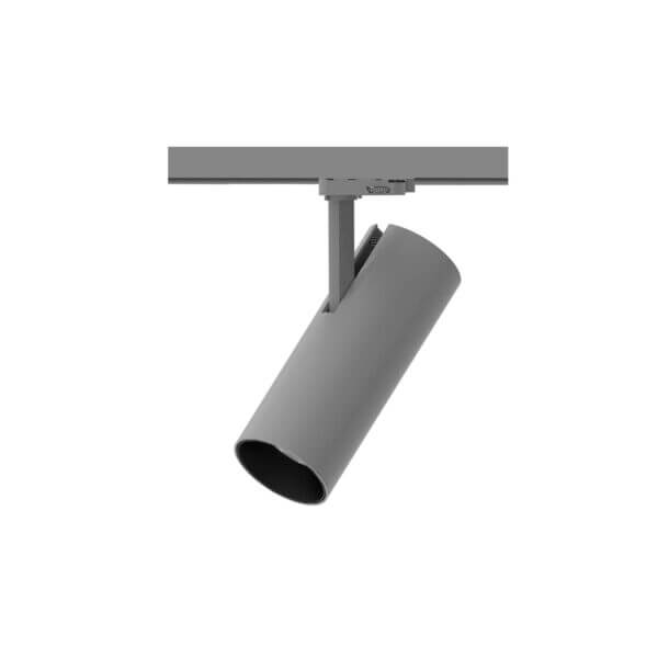Grey version of the Tube R track luminaire by Light4U.