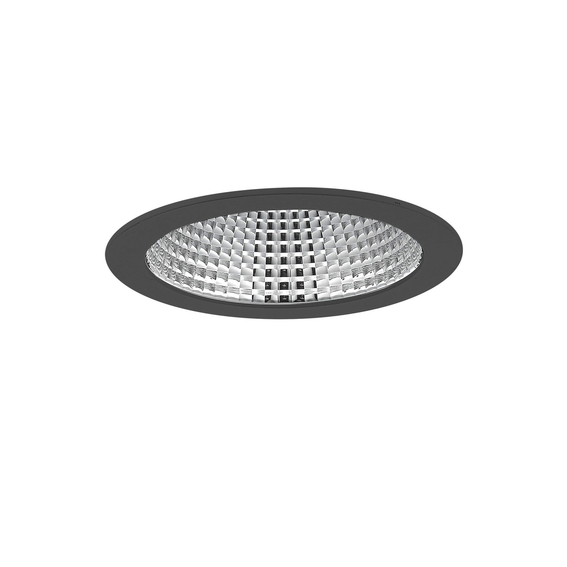 Black version of the World 180 recessed luminaire by Light4U.