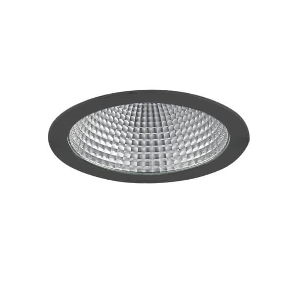 Black version of the World 200 recessed luminaire by Light4U.