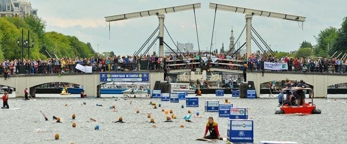 Amsterdam City Swim: supporters help defeat ALS | Light4U