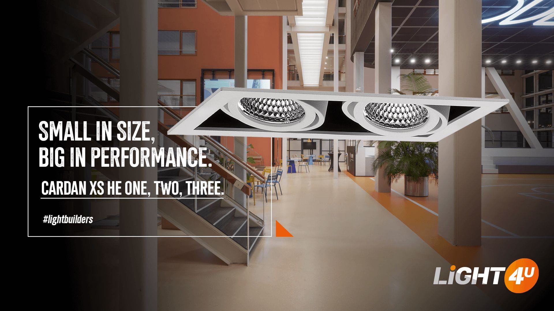 Compact en powerful: Cardan XS HE One, Two, Three | Light4U