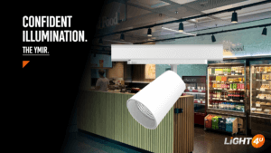 Spotted at Zurich Airport: Ymir by Light4U. A bold, high-performance LED track spotlight for retail, hospitality, and commercial lighting projects.