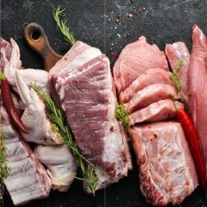 Fresh meat lighting example